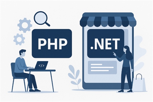 مقایسه ASP.NET و PHP برای طراحی سایت فروشگاهی