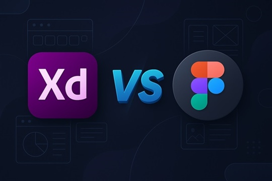 مقایسه طراحی UI با Adobe XD و Figma | کدام ابزار برای طراحی سایت بهتر است؟