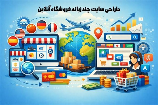 طراحی سایت فروشگاه اینترنتی چند زبانه