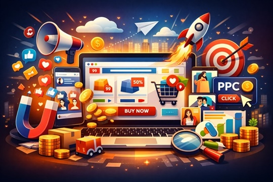 تبلیغات سایت فروشگاهی برای افزایش فروش آنلاین